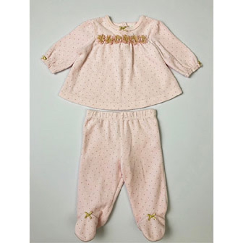 Little Me Baby Girl's Velour Set